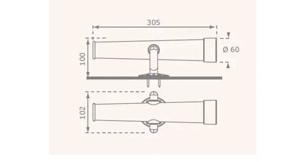 Marimex Play Teleskop - červený