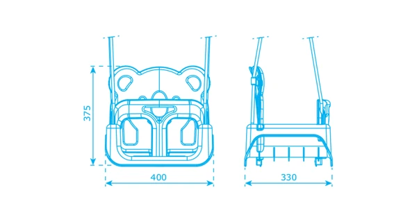 Marimex Play Závěsná houpačka Trix 2.0 - zelená