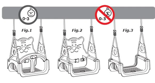 Marimex Play Závěsná houpačka Trix - oranžová