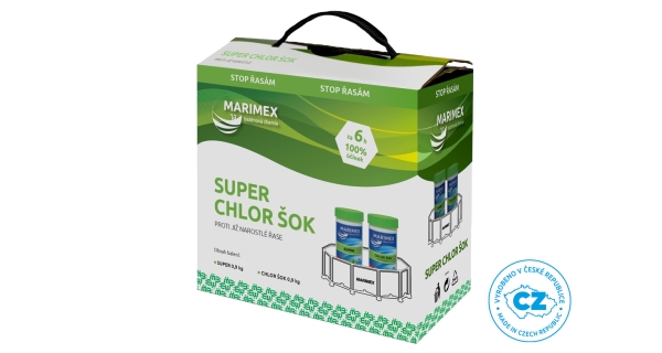 Marimex Super Chlor Šok 2x 0,9 kg