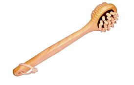 Masážní oboustranný kartáč do sauny