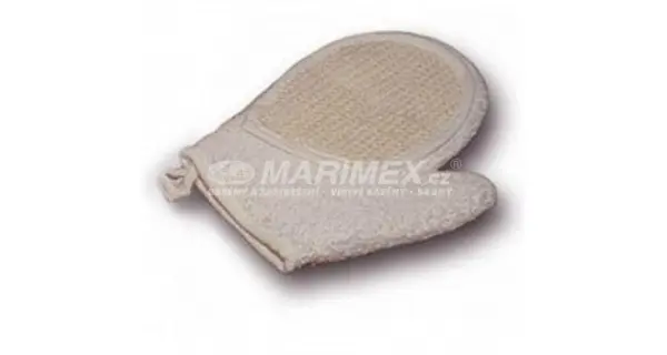 Masážní rukavice - froté/sisal