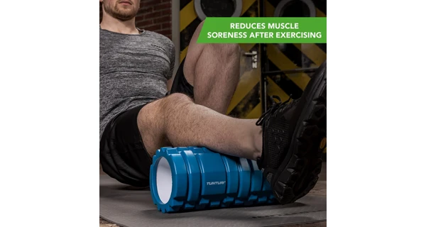 Masážní válec Foam Roller TUNTURI 33 cm / 13 cm oranžový