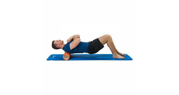 Masážní válec Foam Roller TUNTURI 33 cm / 13 cm oranžový
