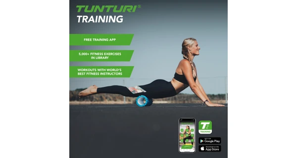 Masážní válec Foam Roller TUNTURI 33 cm / 13 cm oranžový