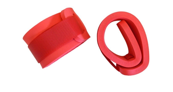 Nadlehčovací rukávky na suchý zip - červená