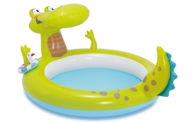 Nafukovací bazének s vodotryskem ve tvaru krokodýla