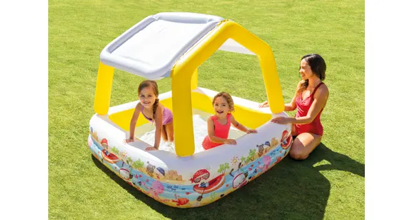 Nafukovací dětský bazén se stříškou