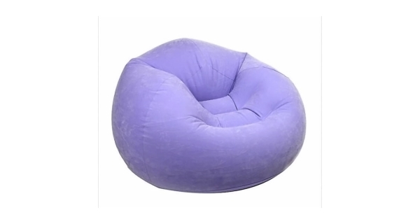 Nafukovací křeslo Intex Beanless Bag Chair - fialová