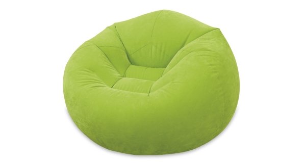 Nafukovací křeslo Intex Beanless Bag Chair - zelená