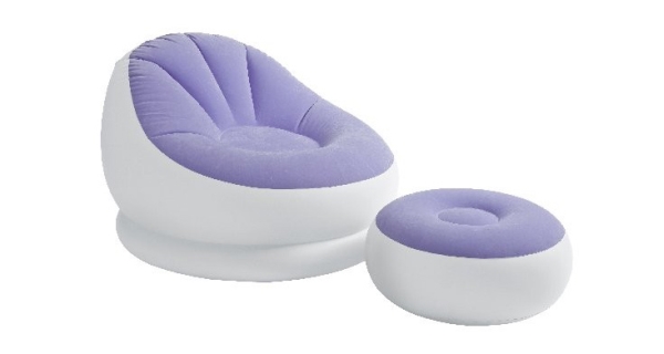 Nafukovací křeslo Intex Cafe - fialová