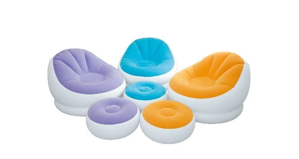 Nafukovací křeslo Intex Cafe - fialová