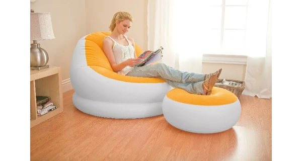 Nafukovací křeslo Intex Cafe - oranžová