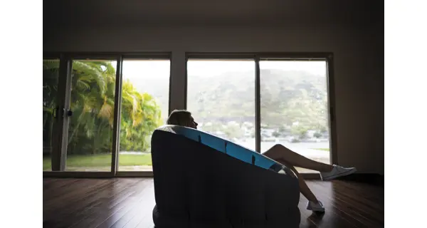 Nafukovací křeslo Intex Empire - modrá