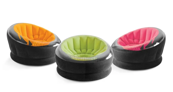 Nafukovací křeslo Intex Empire - růžová