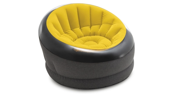 Nafukovací křeslo Intex Empire - žlutá