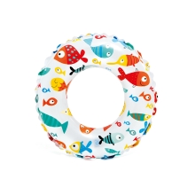 Nafukovací kruh Color 51 cm - rybičky