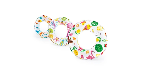 Nafukovací kruh Color 51 cm - rybičky