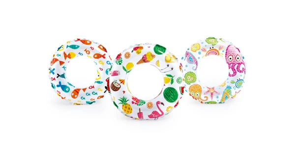 Nafukovací kruh Color 51 cm - rybičky