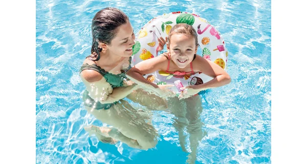 Nafukovací kruh Color 51 cm - summer time