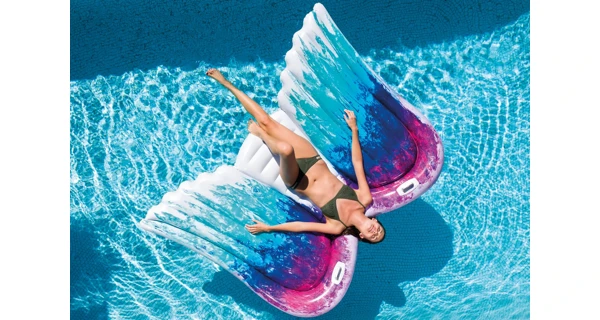 Nafukovací lehátko - andělská křídla