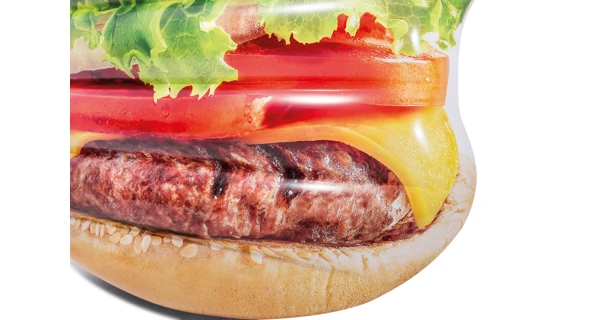 Nafukovací lehátko - hamburger