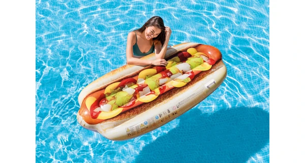 Nafukovací lehátko - hot dog