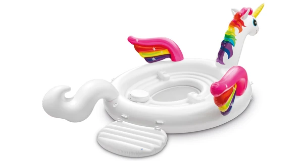 Nafukovací lehátko - jednorožec párty velký