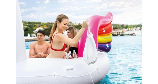 Nafukovací lehátko - jednorožec párty velký