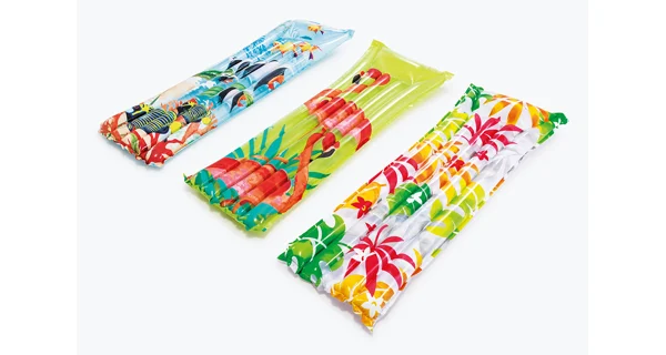 Nafukovací lehátko - květiny