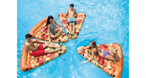 Nafukovací lehátko - pizza