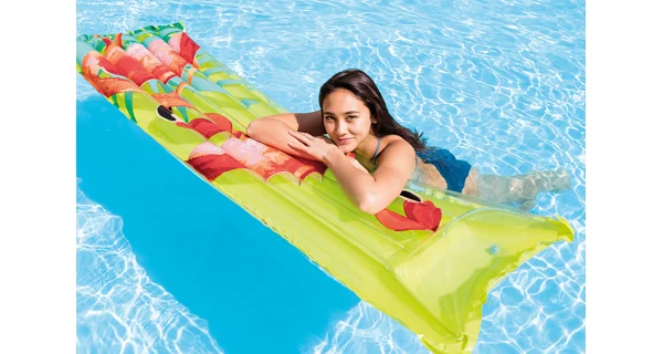 Nafukovací lehátko - plameňák