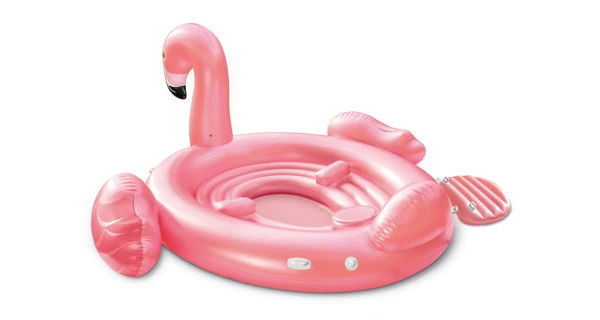 Nafukovací lehátko - plameňák párty velký