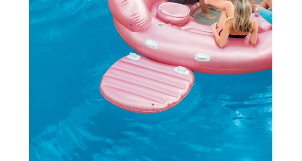 Nafukovací lehátko - plameňák párty velký