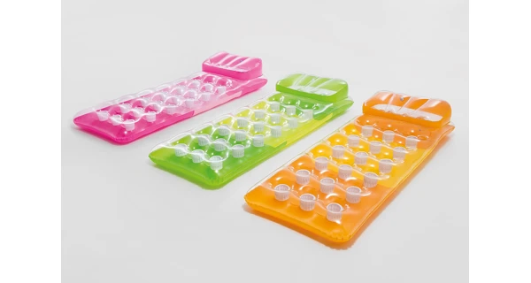 Nafukovací lehátko - pocket, zelené