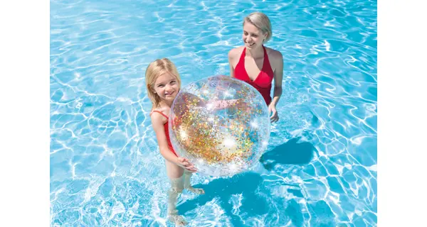 Nafukovací míč 51 cm - třpytivý