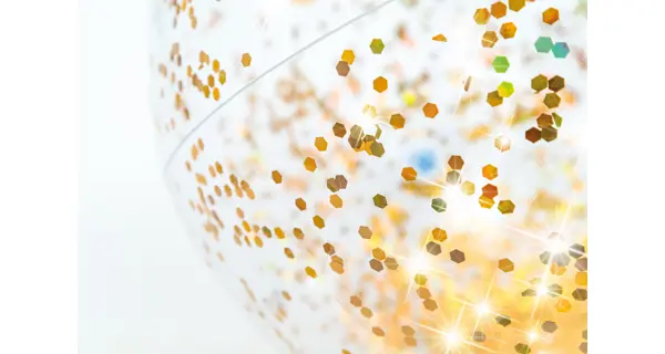 Nafukovací míč 51 cm - třpytivý