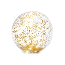 Nafukovací míč 51 cm - třpytivý zlatý