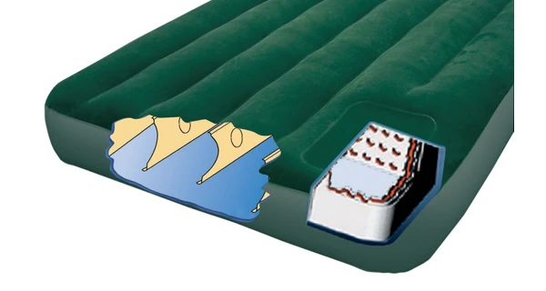 Nafukovací postel Intex Downy Twin Cot