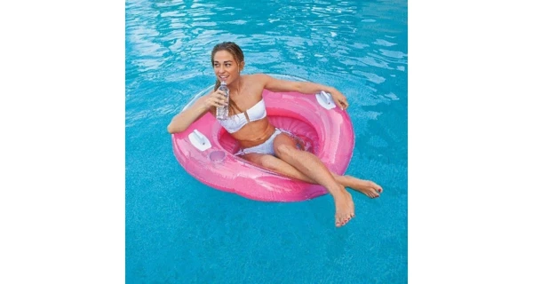 Nafukovací sedátko do vody  - modré