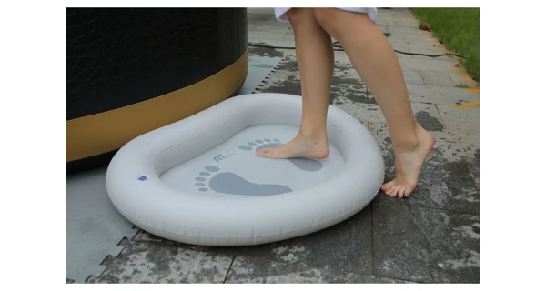 Nafukovací vanička na oplach nohou