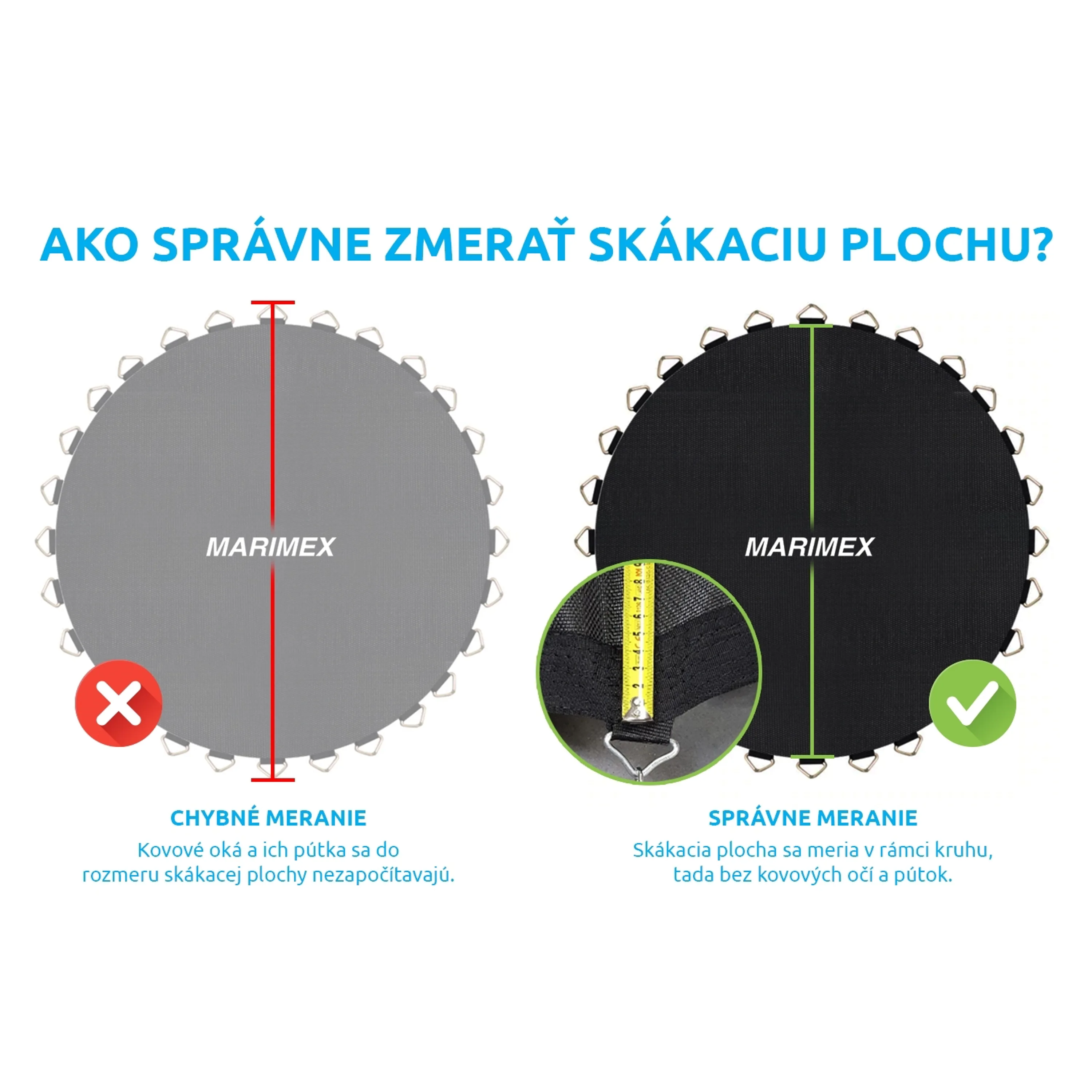 Marimex | Náhradní skákací plocha pro trampolínu Marimex Comfort 366 cm - průměr 312 cm | 19000237 Obrázek
