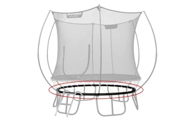 Náhradní trubka rámu pro trampolínu Marimex FreeJump 244 cm - 119 cm