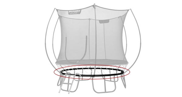 Náhradní trubka rámu pro trampolínu Marimex FreeJump 244 cm - 119 cm