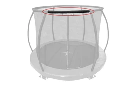 Náhradní tyč obruče pro trampolínu Marimex 305 cm Premium in-ground - 123,5 cm