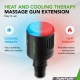 Nahřívací a chladící hlava pro masážní pistoli TUNTURI Heat and Cool