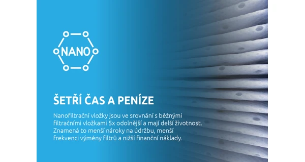 NANOfiltrační kartuše s antimikrobiální úpravou pro vířivé bazény Intex