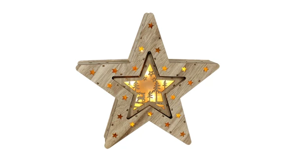 Nature hvězda 2v1 16 LED