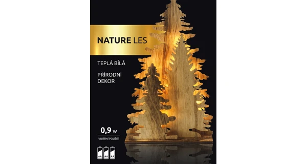 Nature les 15 LED - přírodní