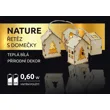 Nature řetěz s domečky 10 LED - přírodní